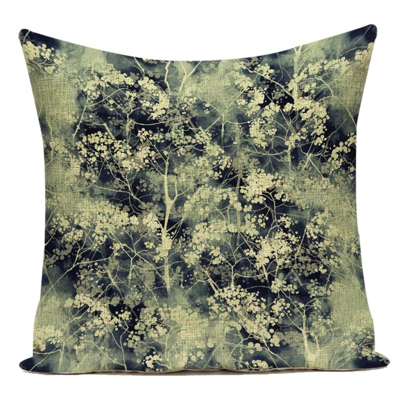 Polyester Boho Geometric Mandala Flowers Decorative Pillows Sofa Home Bedroom Cushion Cover Pillowcase