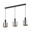 Suspension décorative - BV - BV01-00072 - Verre fumé - 3xE27 - 23W - Intérieur