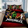 Exquisite 3D Hot Game Ninjago Wallpaper L-Legos Digital Printing Bedding Set Duvet Cover Comforter Bed Youth Girl Boys Gift