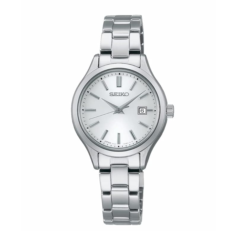 [Seiko Watch] SEIKO SELECTION STPX093 S Series Ladies  Watch, Solar Powered, Date Calendar, White Dial, Stainless Steel