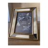 Mirrored Frame, Photo Frame With Glass Mirror Gold Color Frame, 13x18cm
