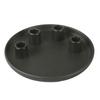 Ceramics Advent Candle Holder Matte Black White Taper Candle Tray 4 Candlestick Seats Dining