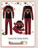 Europe & America Christmas Atmosphere Long Sleeve Pajama Set for Couples