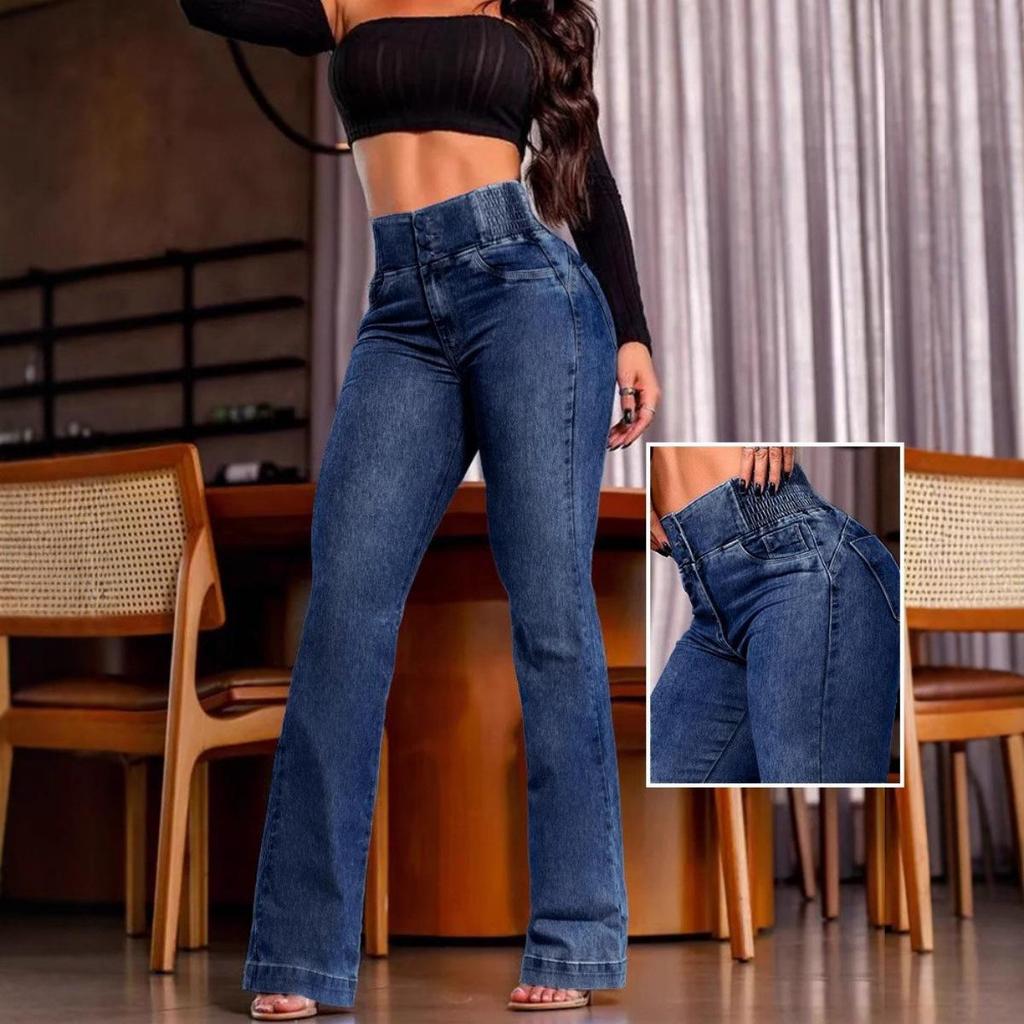 High-Waist Stretch Slimming Flared Hip-Lifting Jeans 2025 Trendsetter