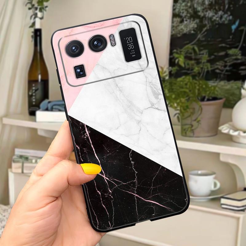 For Xiaomi Mi 11 Ultra Case Mi 11 Lite Pro Shockproof Marble Bumper Silicone Soft Phone Back Cover For Xiaomi Mi 11 Ultra Case