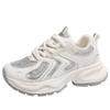 Women Shoes Thick Soled Mesh Height Increasing Transparent Casual Sports Shoes Women's Sneakers