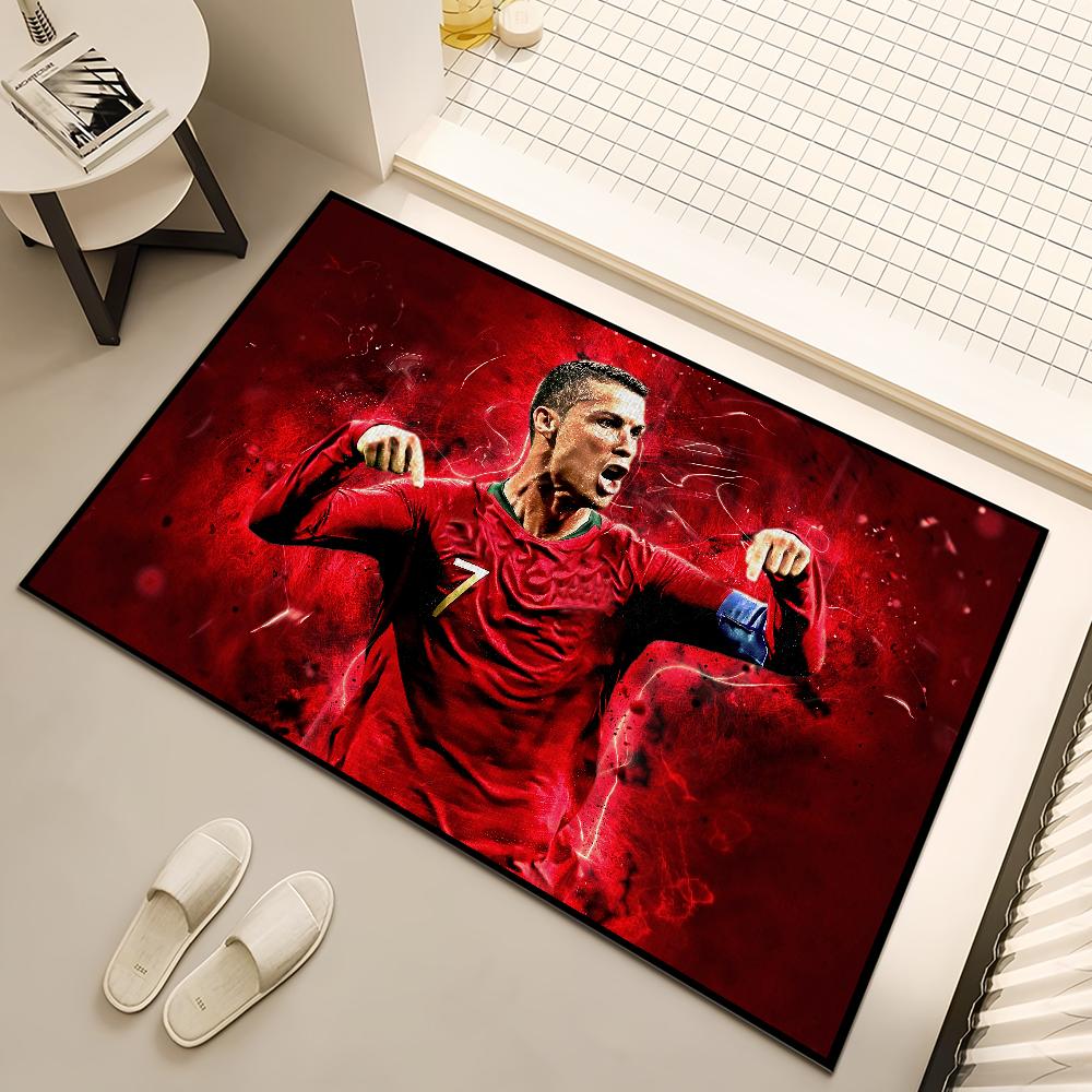 C-Cristiano-s Ster R-Ronaldo-ES klein tapijt Voor Huis Slaapkamer Decoratie Keuken Bad Super Absorberend Vloerkleed Tapijt Voet Antislip