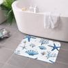 1PC Starfish seashells Kitchen Rug Non-Slip Door Mat Pop design Bathroom Rug Bath Mat Carpet for Home Sink Laundry Decoreeree
