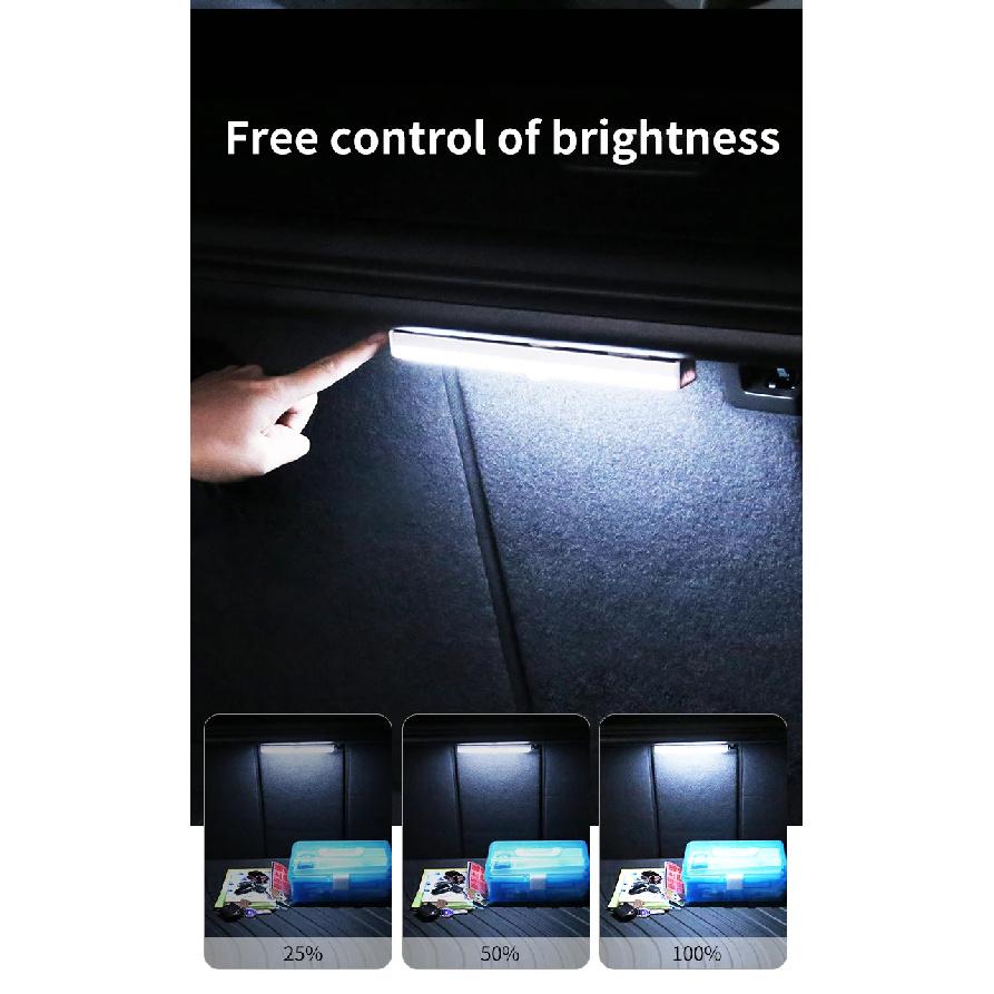 Automatic sensing ambient light for car trunk, LED small light inside the car, wiring free decoration, wireless lighting