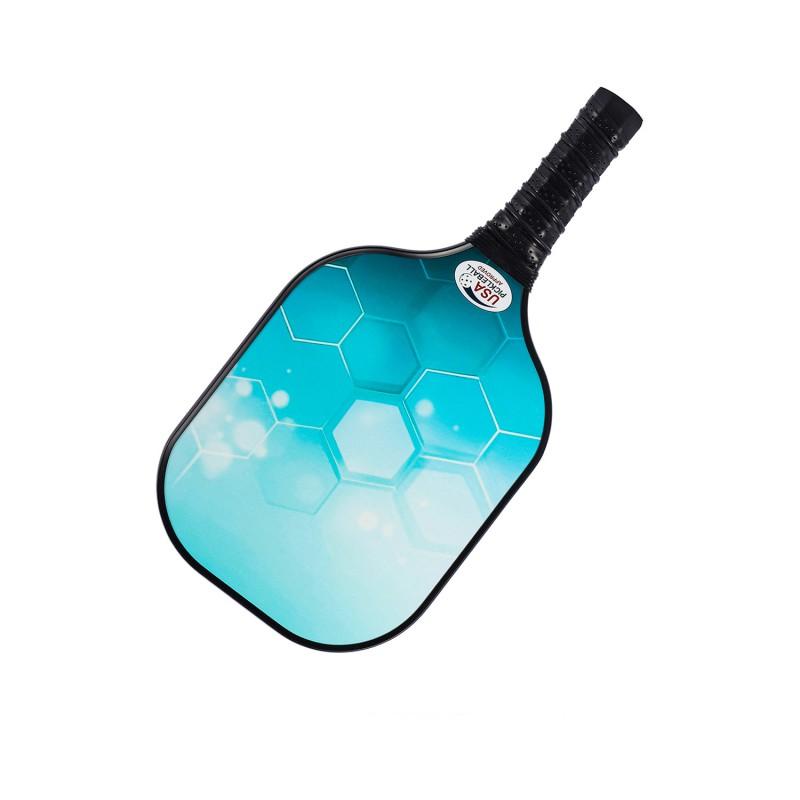 Glass Fiber Pickleball Paddle Set With PP Honeycomb Core 2 Paddles 4 Balls Carry Bag Beginners Recreational Players