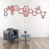 24pcs Hexagon 3D Mirror Wall Stickers Bedroom Creative Self Adhesive Decoration Honey Comb Waterproof Stickers Home Decor