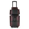 3 Ball Bowling Bag with Wheels Double Roller Bowling Bag Shoe Compartment