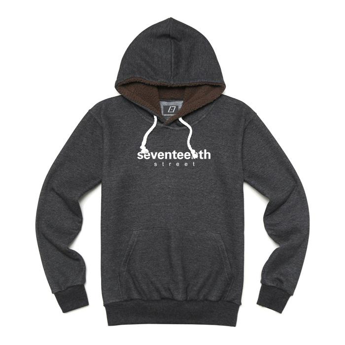 Seventeens Basic Fleece Hoodie Charcoal L