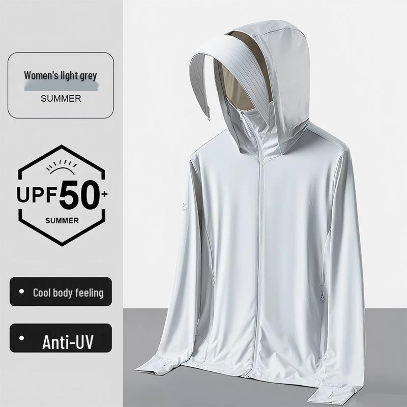 UPF50+ Ice Silk Sun Protection Jacket for Men & Women - Lightweight UV Protection for Summer Outdoor Activities