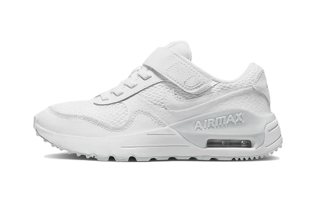 

Nike Air Max SYSTM Cushioning, Wear Resistant Low top Kids Lifestyle Shoes White Children Aged 3 7 Years Old DQ0285-102 28