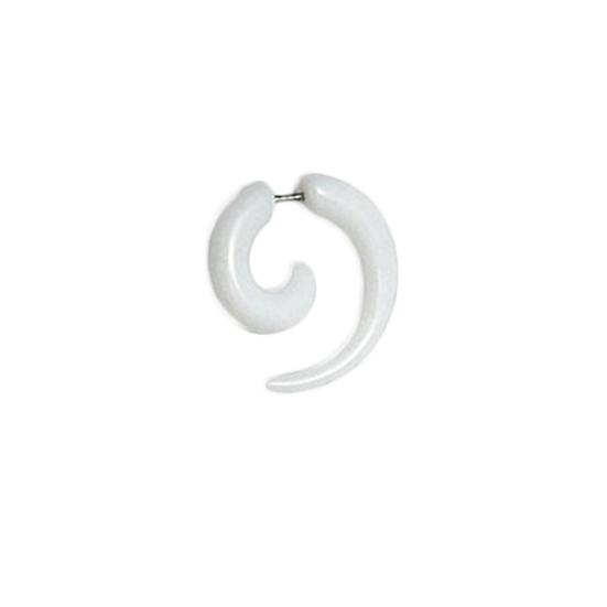 1 szt. Unisex Spiralny Rozpychacz do Uszu Tunel do Ciała Rozmiary Biżuteria Piercing