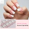 Tiras de Gel para Unhas Leopardo com Lixa Fácil de Aplicar Remover Autocolantes de Unhas Decalques Mulheres Meninas Manicure em Casa DIY Esmalte Wrap Arte de Unhas