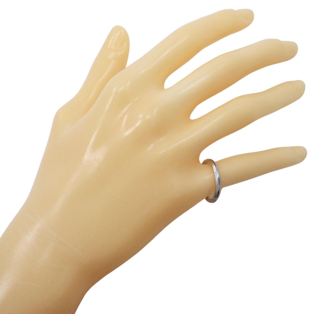 TIFFANY&Co. Streamerica 5P Diamond Ring K18 White Gold/diamond #6.4(US Size) 3g Women Used