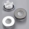 Portable Sink Overflow Cover Useful Round Wash Basin Overflow Ring Plug Replacement Trim Ring Cap Kitchen Bathroom Supplies