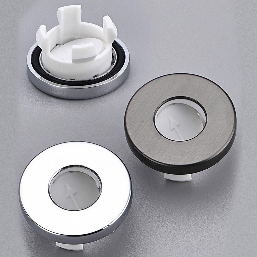 Round Sink Overflow Covers Replacement Trim Ring Cap New Sink Hole Cover  Kitchen Bathroom Supplies