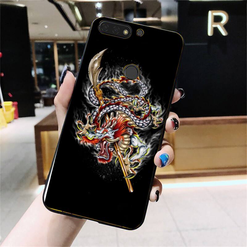 FHNBLJ Japanese DRAGON TATTOO Phone Case For Huawei Honor 7A 8X 9 10 20lite 10i 20i 7C 8C 5A 8A Honor Play 9X pro Mate 20 lite