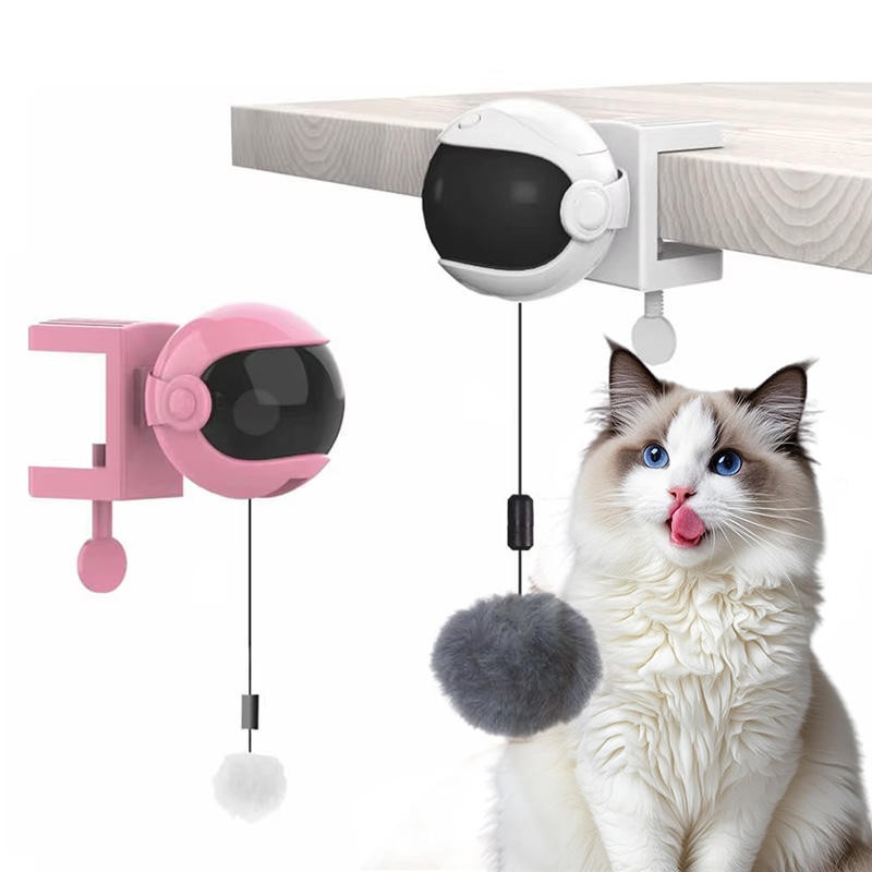 Hot Sell Pet Supplies Smart Cat Toys Products Automatic Interactive Iq Training Robot Yoyo Cat Lift Fishing Toy