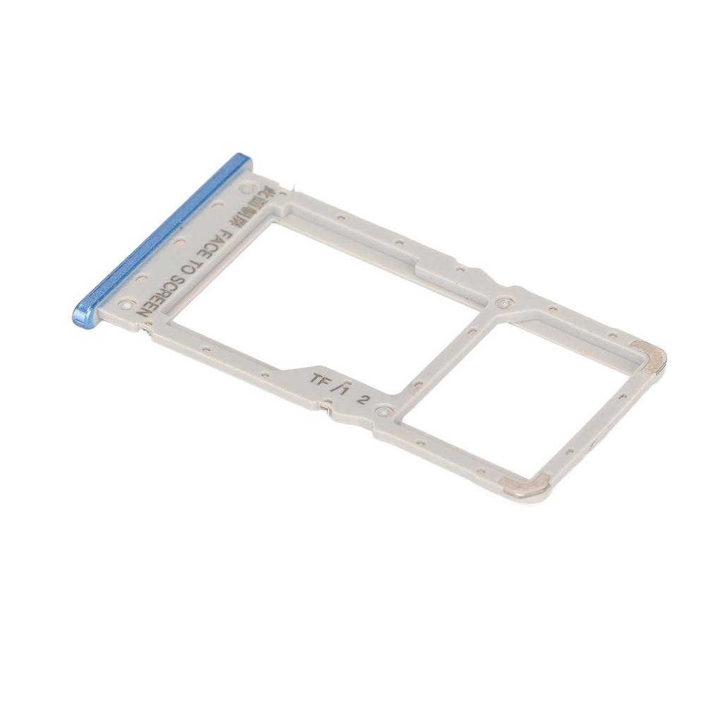 SIM-Kartenfach Kunststoff Gut Passend Aufbewahrungskartensteckplatz Halter für Xiaomi Redmi Note 6 Note 6 Pro Smartphone Blau