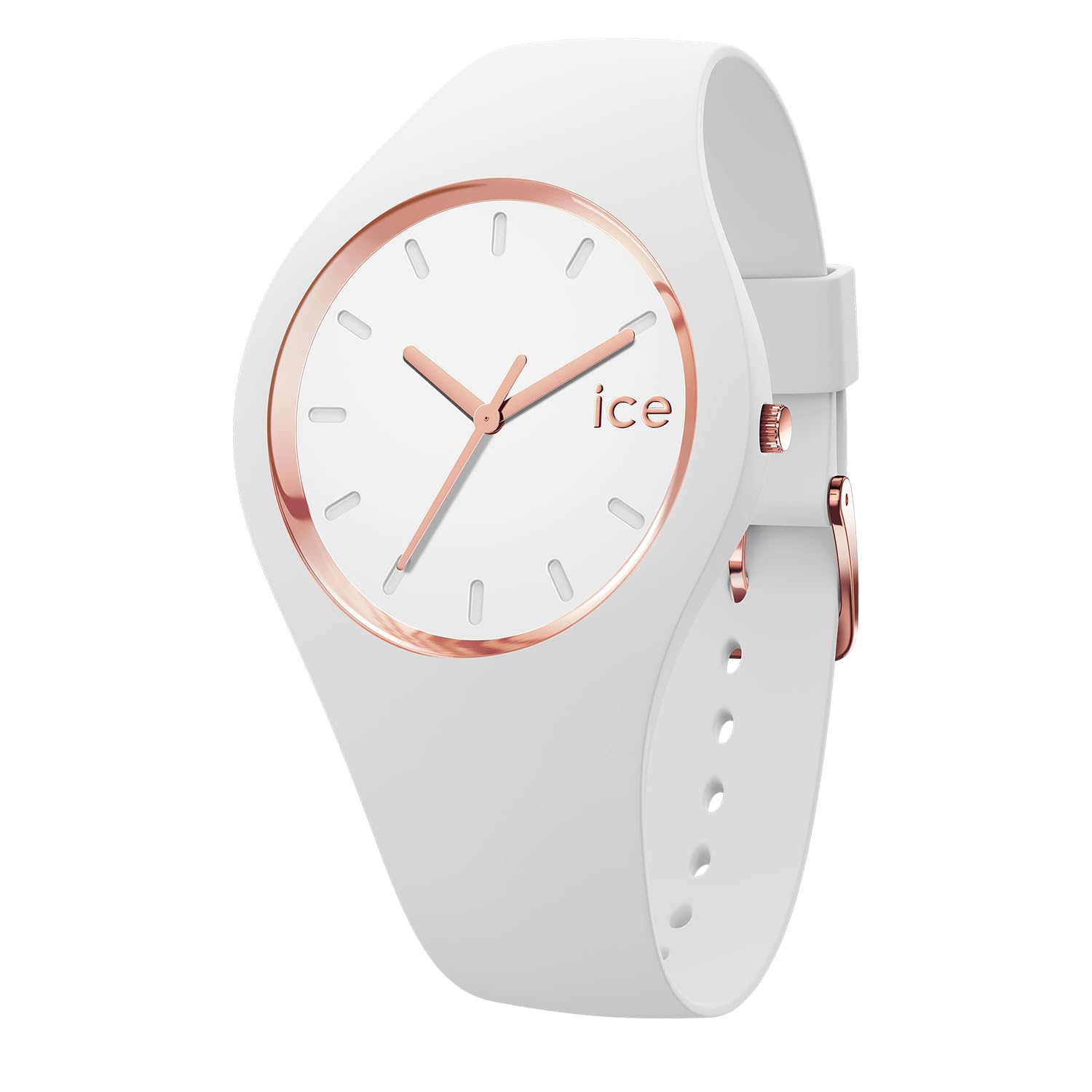 Authorized Dealer [Ice-watch] Ice-watch Watch Women s Watch 024522 [ICE glam] White Rose Gold Small Plus 37mm 3 Hands
