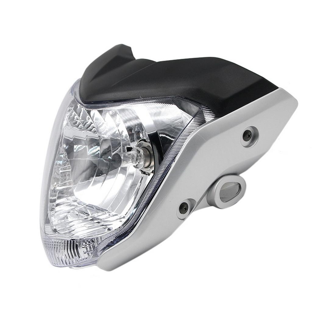 Motorcycle Headlight Assembly with Halogen Lamp Bulb for  FZ16 YS150 FZER150 270 * 260 * 160mm