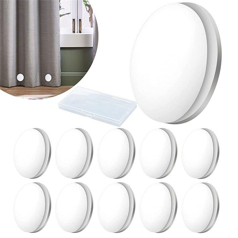 A84E-20Pcs Magnetic Curtain Weights Drapery Weights Magnet Shower Curtain Weights Bottom For Tablecloth Curtain Liner