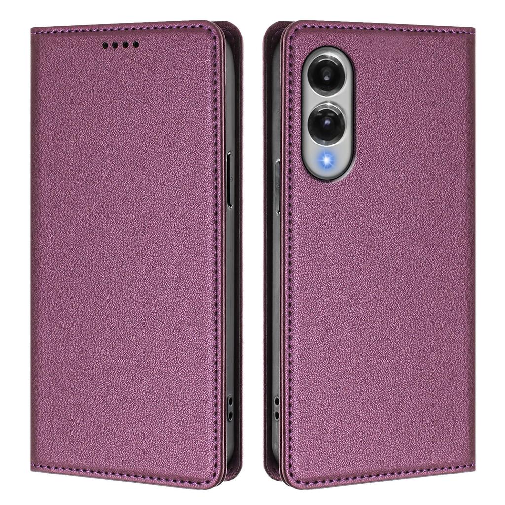 For Samsung Galaxy S25 Edge Leather Wallet Case Magnetic Closure RFID Blocking Phone Cover