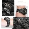 GWG B1000 solid stainless steel strap bracelet For G-SHOCK Casio GWG-B1000-1A third generation Mud King modified Metal watchband