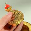 Buddhism 4 Layer Rice Bottle ,Inlaid Gem Alloy Handicraft Tantric Spices Storage Bottle,Tibetan Desktop Altars Decorative,1Pcs