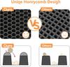 EVA Double Layer Cat Litter Mat Waterproof Urine Proof Trapping Mat Washable Easy to Clean Non-Slip Cat Litter Scratch Pad