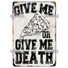 Vintage Metal Tin Sign Pizza Party Wall Decor Retro Kitchen Cafe Bar Home Plaque