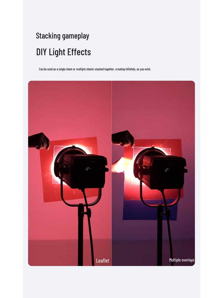 11 High-Temp Resistant Color Gels for On-Camera Flash Photography