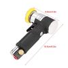 WINGONEER Mini Air Angle Grinder 90° Pneumatic Polisher + 2-inch 3-inch Sanding Pad Orbital Sander Compression Air Angle Grinder/Polisher
