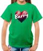 Love Heart Barry - Kids T-Shirt - Love Fan Manilow Singer Concert Performance