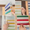 Magnetic Nail Swatches Book No Pattern Removable Nail Color Display Book With Digital Label 120 Color Nail Art Display Booklet