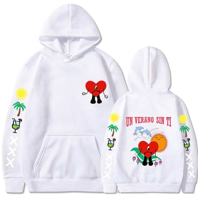 Un Verano Sin Ti Mikina Pánské Ženy Móda Bad Bunny Mikiny Dětské Hip Hop Mikiny Mikiny Mikiny s dlouhým rukávem Mikina s kapucí Dívčí kabáty