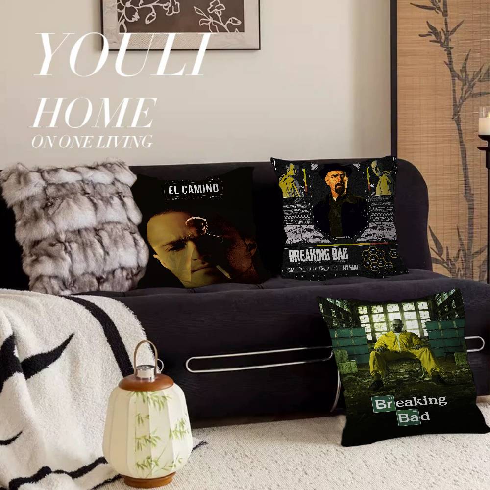 Classic Movie Breaking Bad Pillow Gift Home Office Decoration Pillow Bedroom Sofa Car Cushion CoverPillow Case