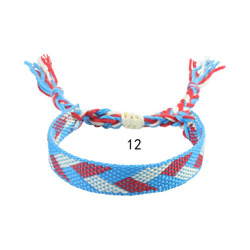 Bohemian Ethnic Style Woven Cotton Linen Friendship Bracelet