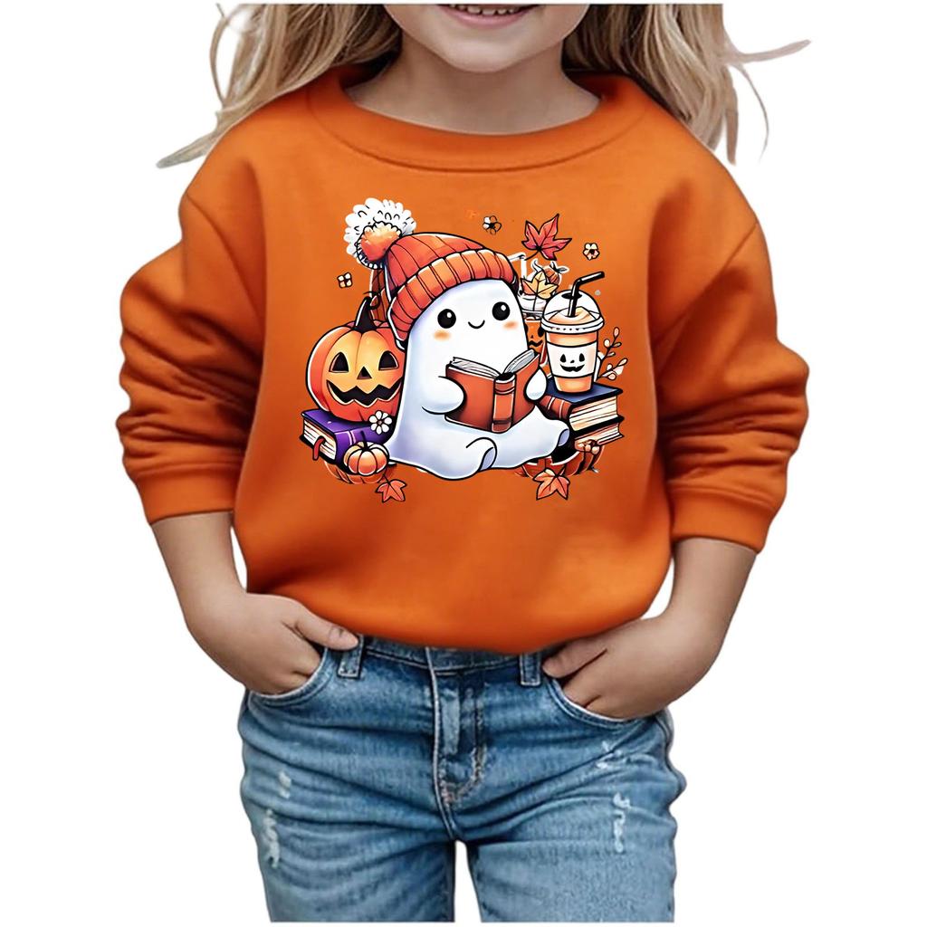 Boys Girls Child Fashion Daily Versatile Casual Crewneck Sweatshirts Daily Long Sleeve Patchwork Top Sweatshirts