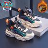 Paw Patrol Boys' Winter 2025 Rotating Button Warm Velvet-Lined Cotton Shoes