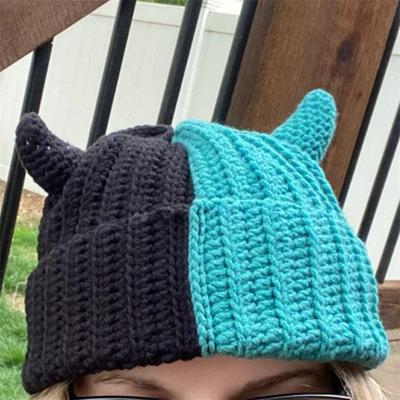 New Handmade Crocheted Curler Hat, A Funny Adult Hat for Renters with Curly Hair