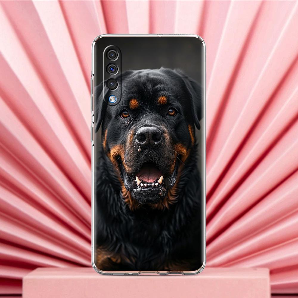 Phone Case For Samsung A56 A36 A26 A24 A16 A14 A12 A32 A50 A70 A20E A22 A40 A34 A54 A42 A52 5G A04s A06 Cover Rottweiler Dog
