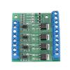 PWM 4-Channel MOS FET Module PLC Amplifier Circuit Board Driver Module 3-20V to 3.7-27VDC 10A