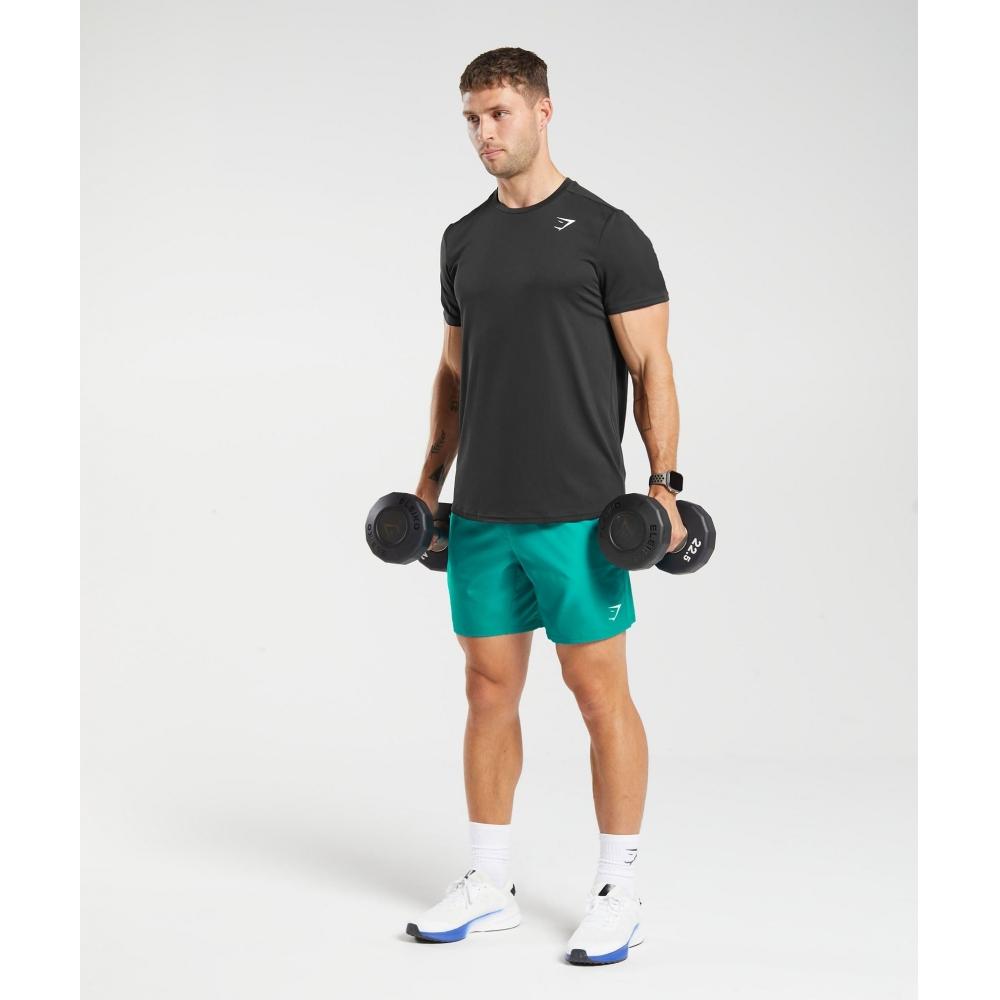 Gymshark Arrival 7  Shorts Seafoam Blue A2a1l Ub9s