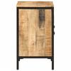 VidaXL Armoire lavabo de salle de bain bois massif de manguier et fer 358572