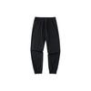 Anta Side Letter Print Loose Cuff Joggers Men Bottoms Black 152228307-2